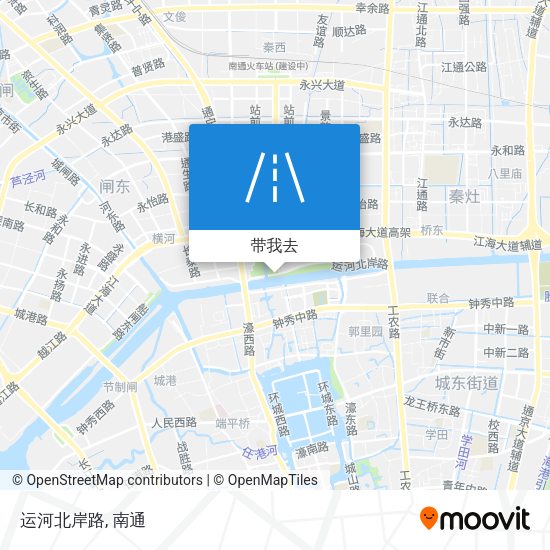 运河北岸路地图
