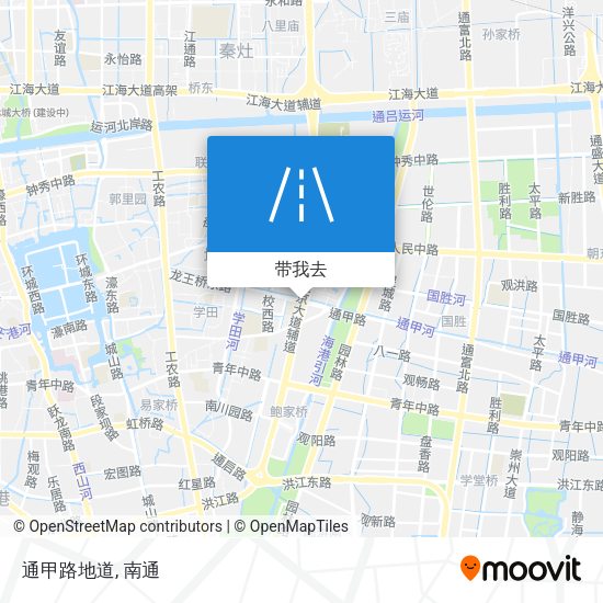 通甲路地道地图