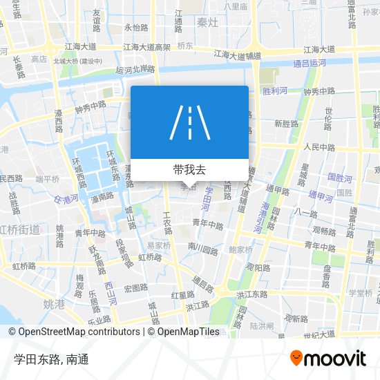 学田东路地图