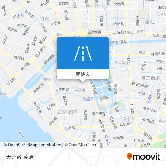 天元路地图