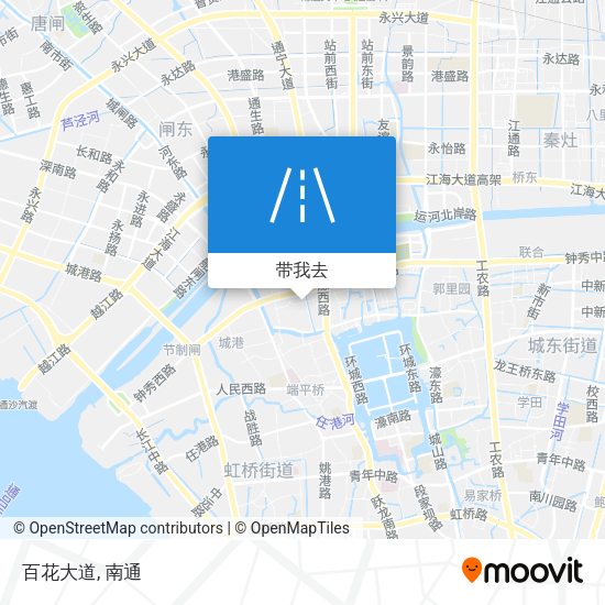 百花大道地图
