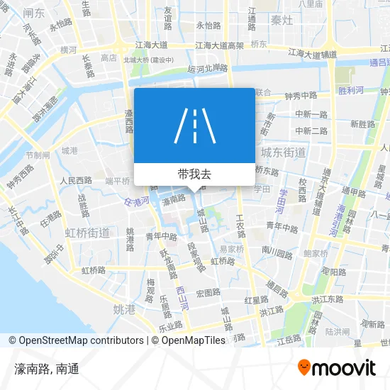 濠南路地图