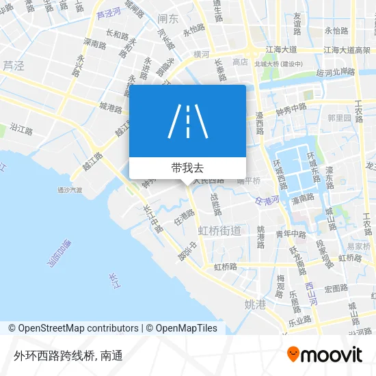 外环西路跨线桥地图