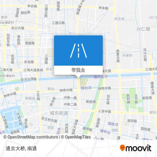 通京大桥地图