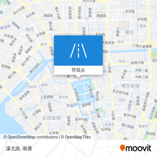 濠北路地图
