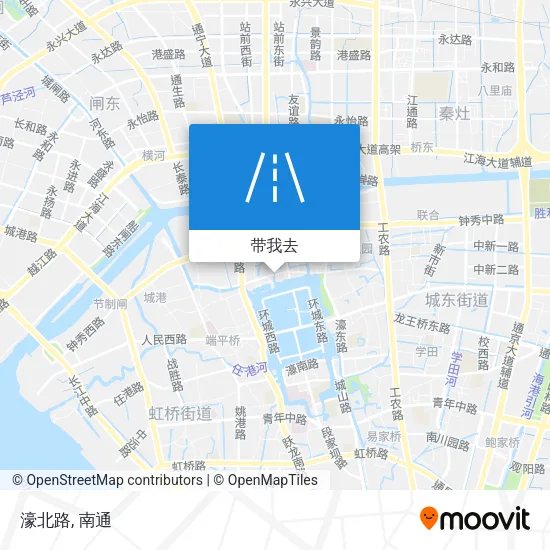 濠北路地图