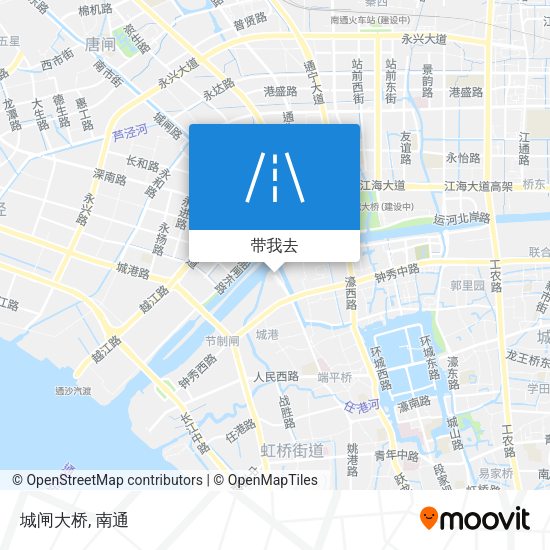 城闸大桥地图