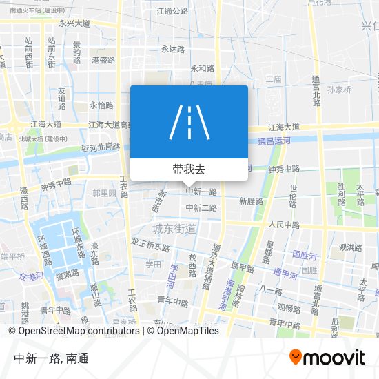 中新一路地图
