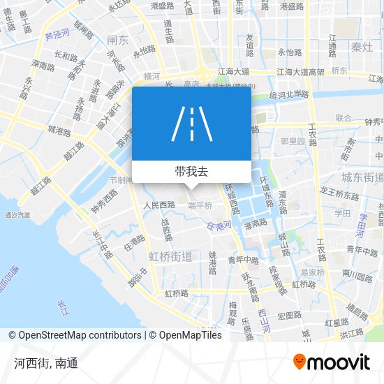 河西街地图