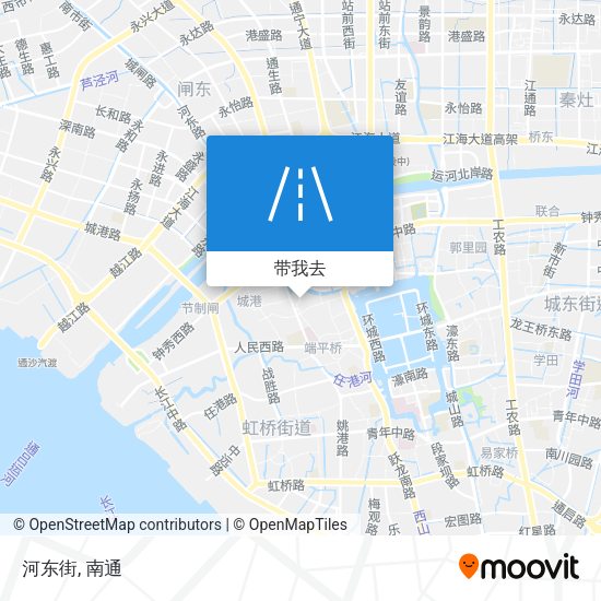 河东街地图