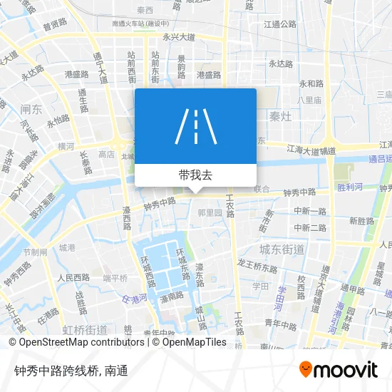 钟秀中路跨线桥地图