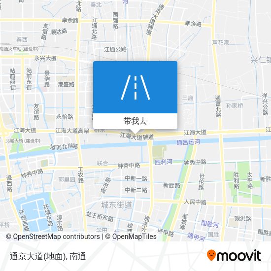 通京大道(地面)地图