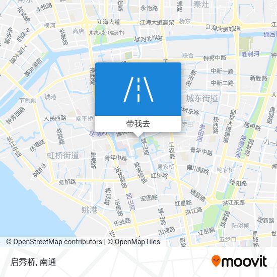 启秀桥地图