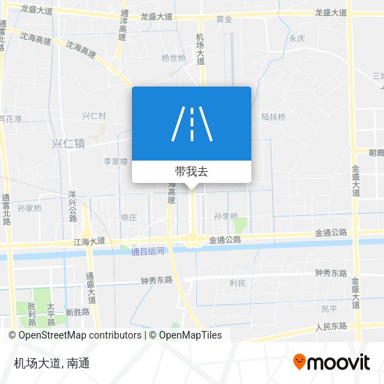 机场大道地图