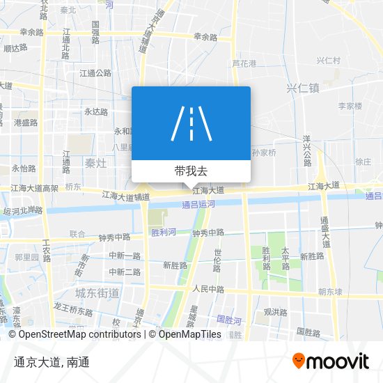 通京大道地图