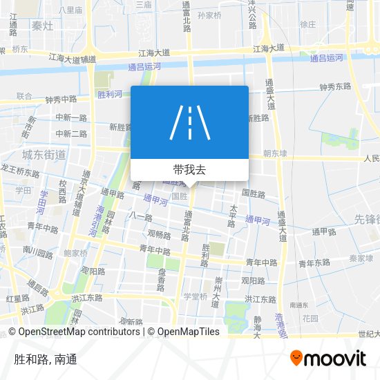 胜和路地图