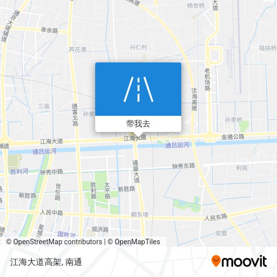 江海大道高架地图