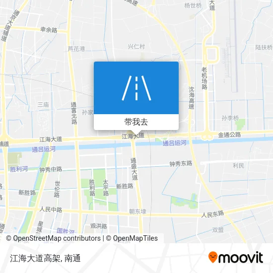 江海大道高架地图