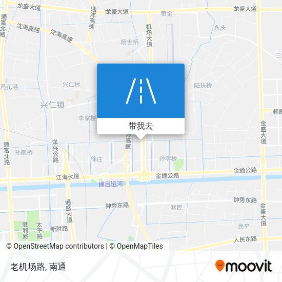 老机场路地图
