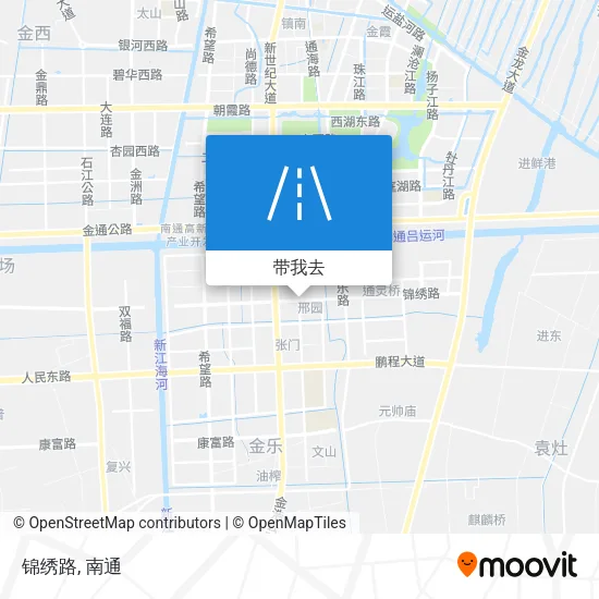 锦绣路地图