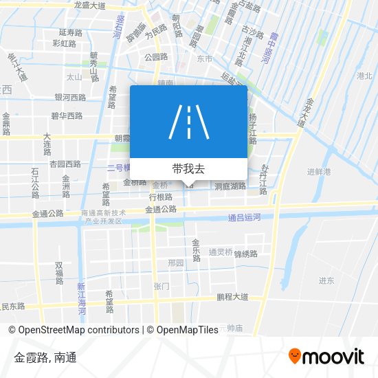 金霞路地图