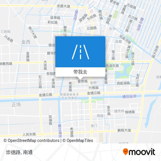 崇德路地图