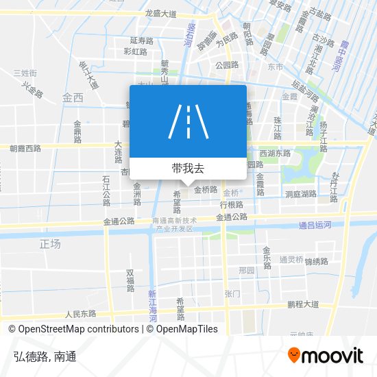 弘德路地图