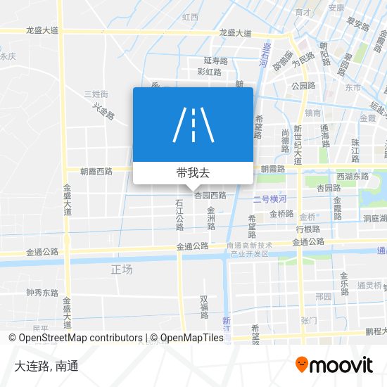大连路地图