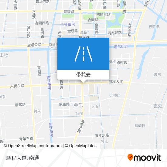 鹏程大道地图
