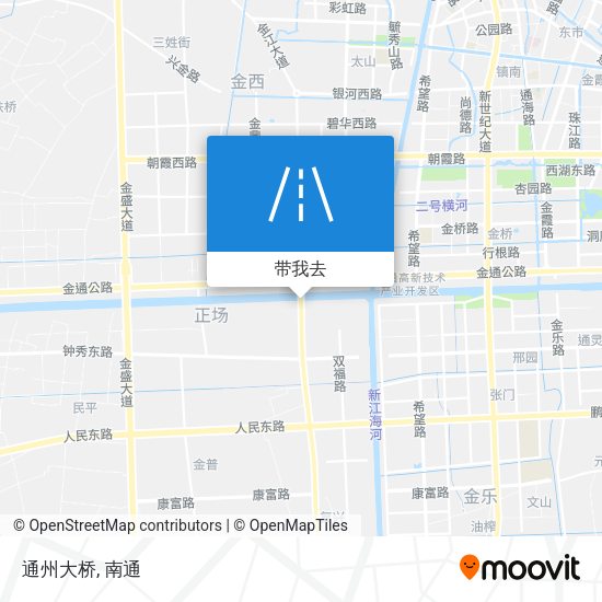 通州大桥地图
