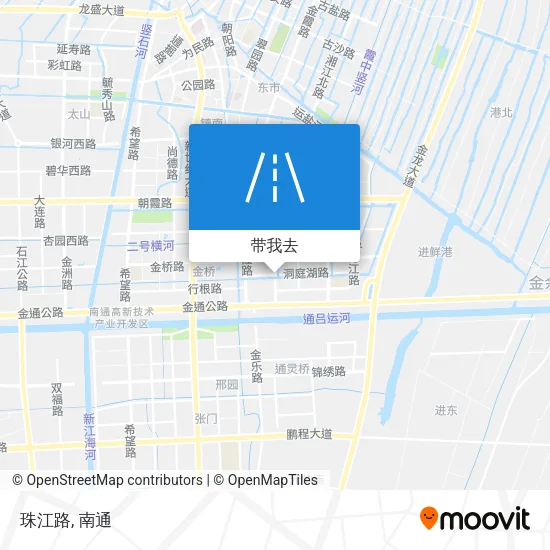 珠江路地图