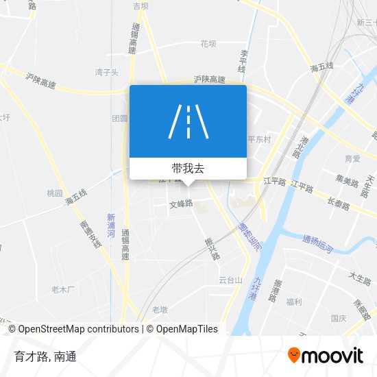 育才路地图