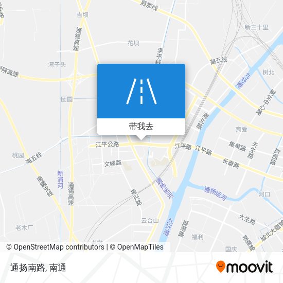 通扬南路地图