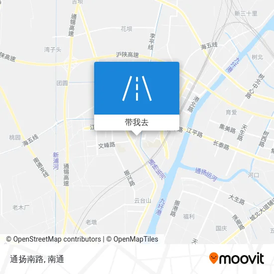 通扬南路地图