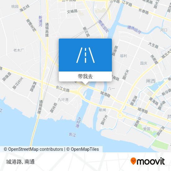 城港路地图