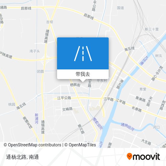 通杨北路地图