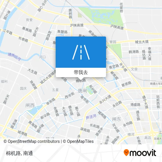棉机路地图