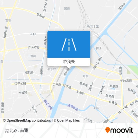 港北路地图