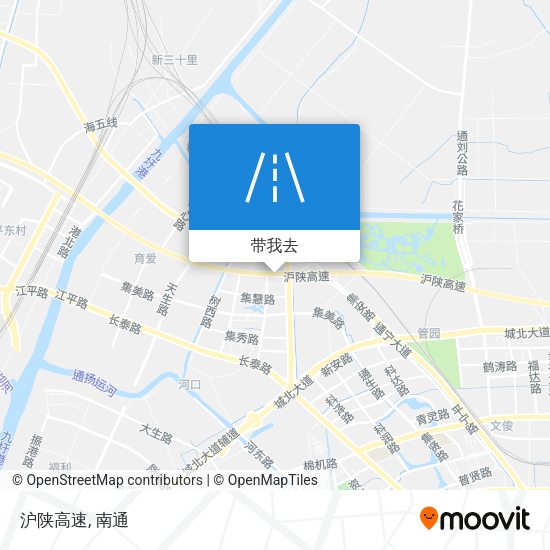 沪陕高速地图