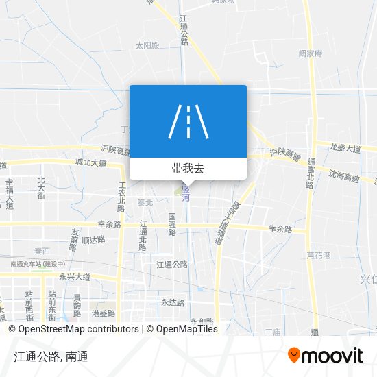 江通公路地图