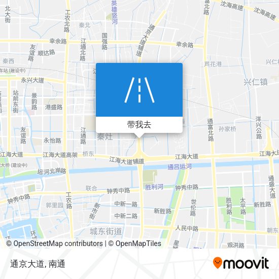 通京大道地图