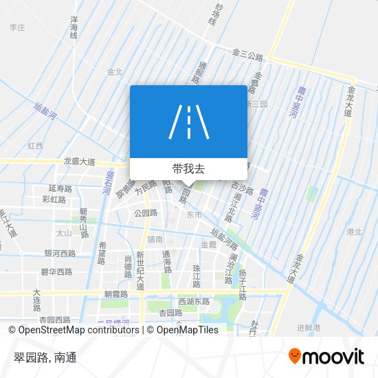 翠园路地图