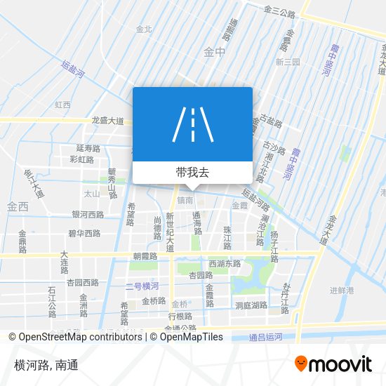 横河路地图