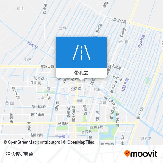 建设路地图
