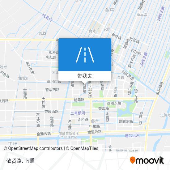 敬贤路地图