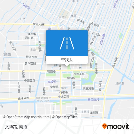 文博路地图