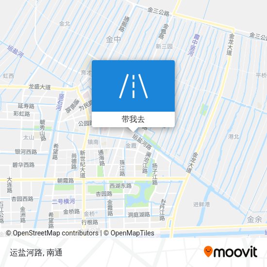 运盐河路地图