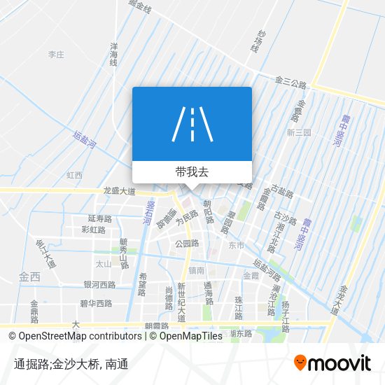通掘路;金沙大桥地图