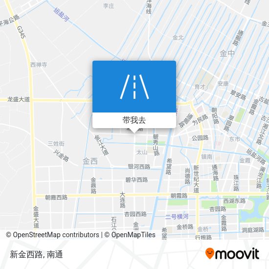 新金西路地图