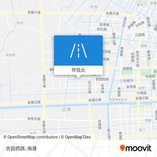 杏园西路地图